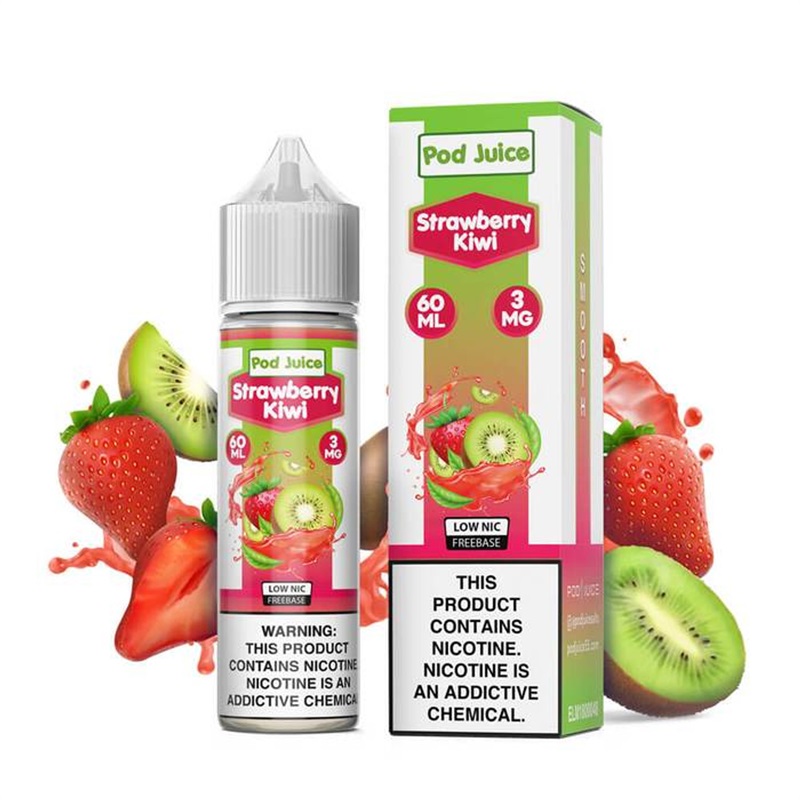 Pod Juice Strawberry Kiwi E-juice 60ml