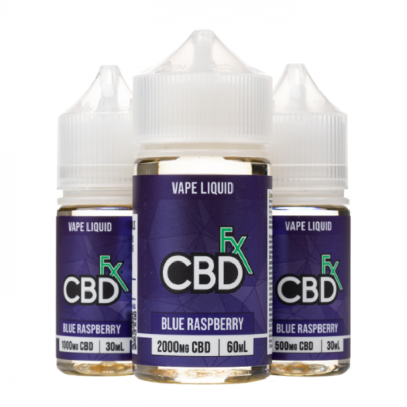 CBDfx Blue Raspberry Vape Series CBD E-juice 30ml