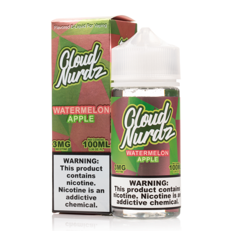 Cloud Nurdz Watermelon Apple E-juice 100ml