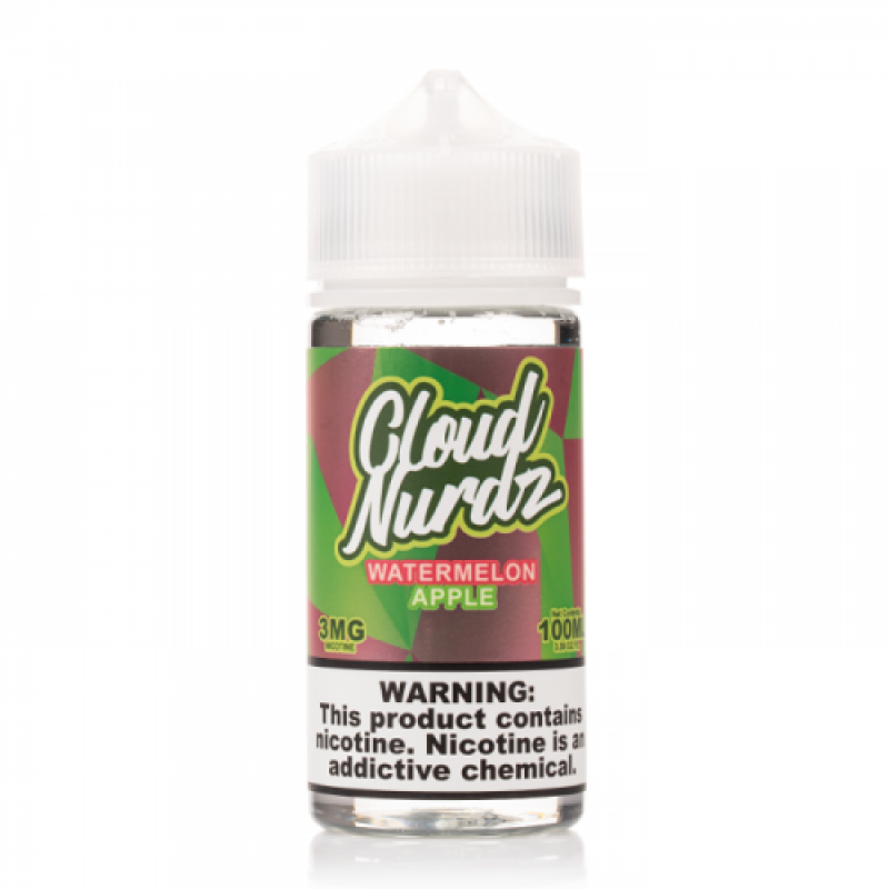 Cloud Nurdz Watermelon Apple E-juice 100ml