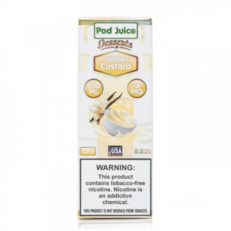 Pod Juice Golden Custard E-juice 100ml