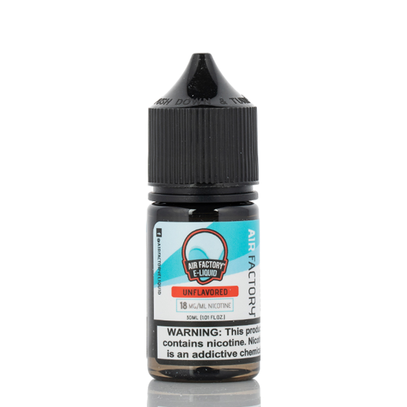 Air Factory Salts Unflavored E-juice 30ml