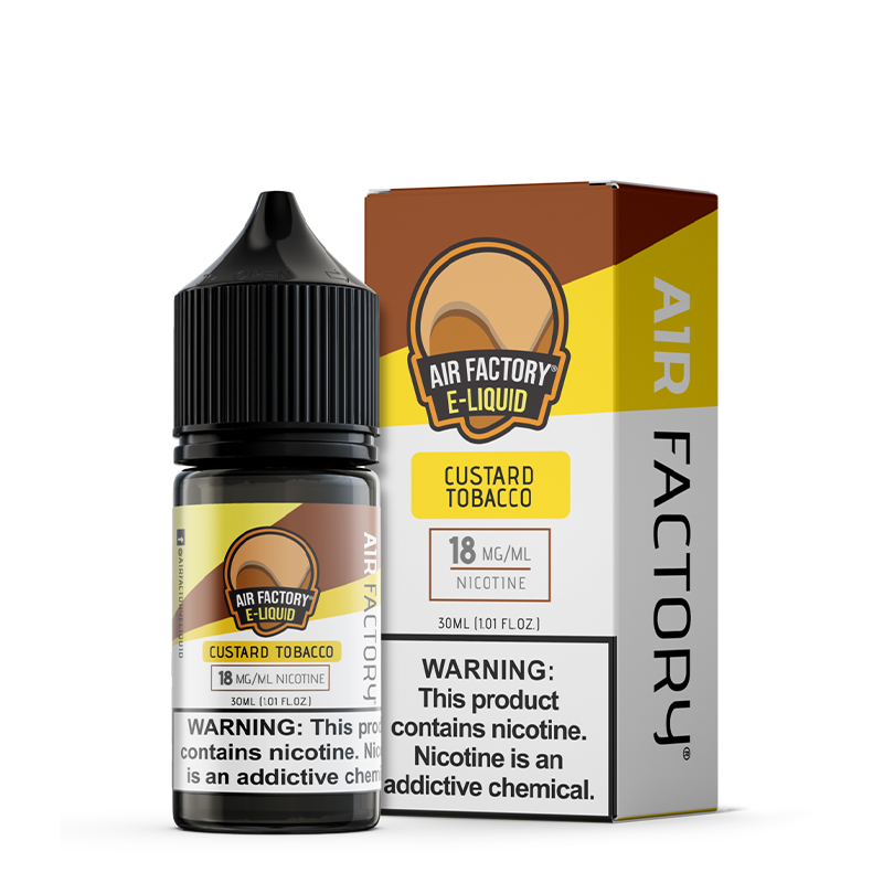 Air Factory Salts Custard Tobacco E-juice 30ml