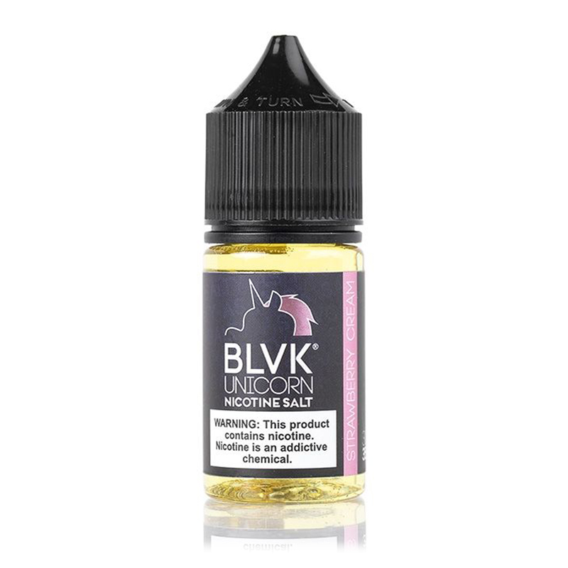 BLVK Unicorn Strawberry Cream Nicotine Salt E-juic...