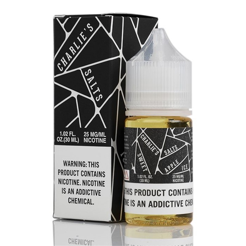 Charlie's Chalk Dust Salts Black Sweet Apple Ice E-juice 30ml