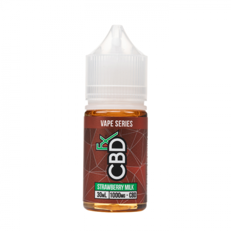 CBDfx Strawberry Milk Vape Series CBD E-juice 30ml