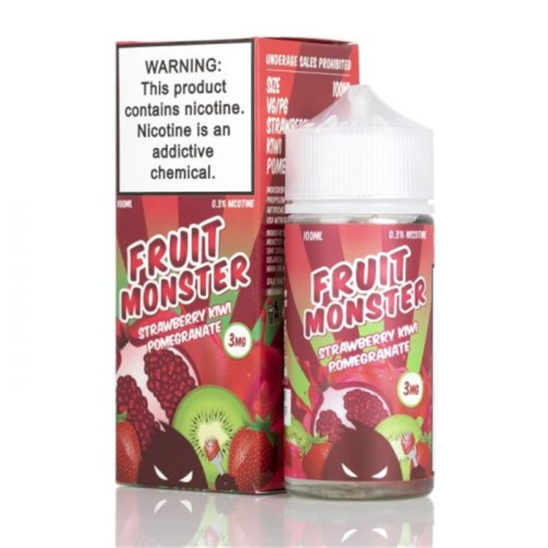 Fruit Monster Strawberry Kiwi Pomegranate E-juice 100ml