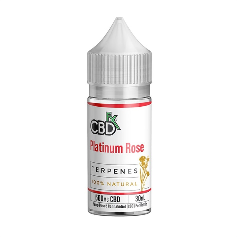 CBDfx Platinum Rose Isolate CBD Terpene Vape E-juice