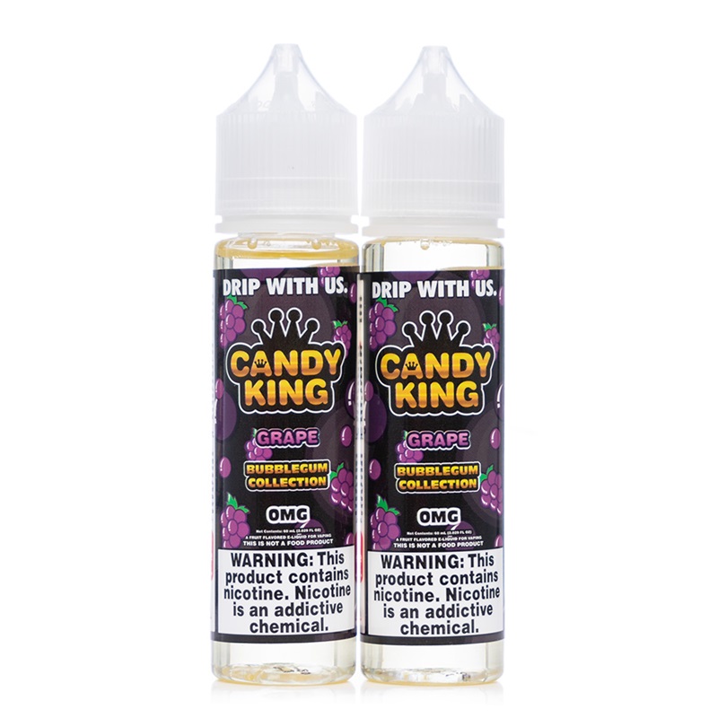 Candy King Grape Bubblegum Collection Twin Pack E-juice 2 x 60ml