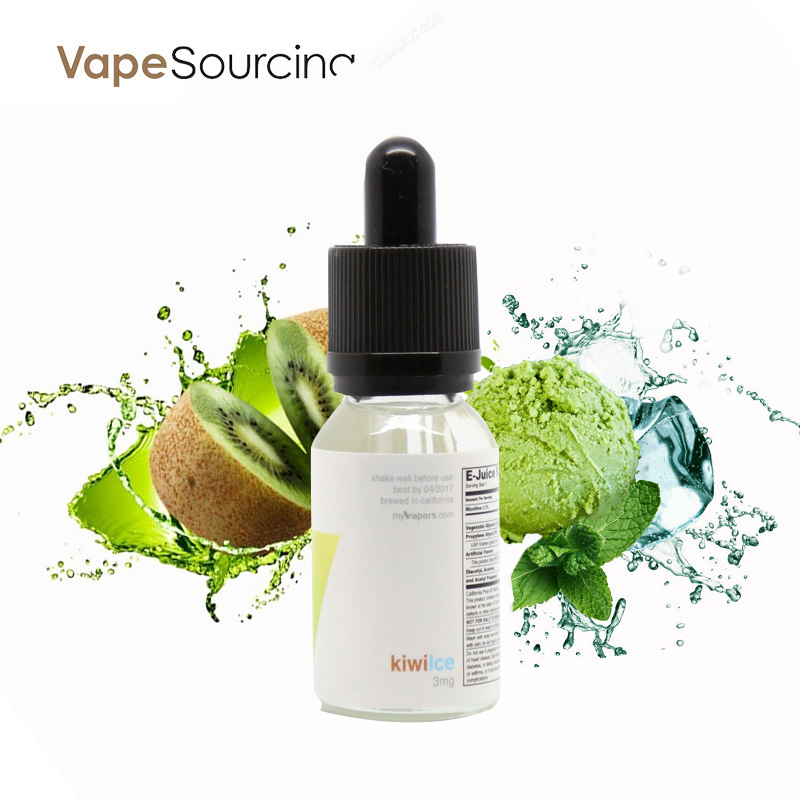 MyVapors E-Juice Kiwi Ice (U.S.A. Warehouse)