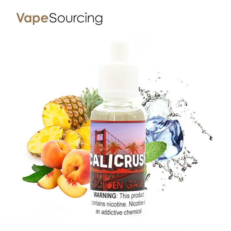 CaliCrush E-Juice - Golden Gate (30ml) (U.S.A. War...