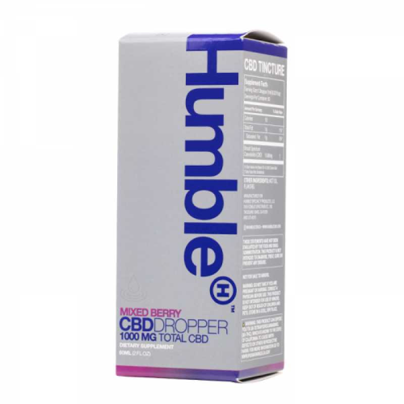 Humble CBD Mixed Berry CBD Dropper 60ml