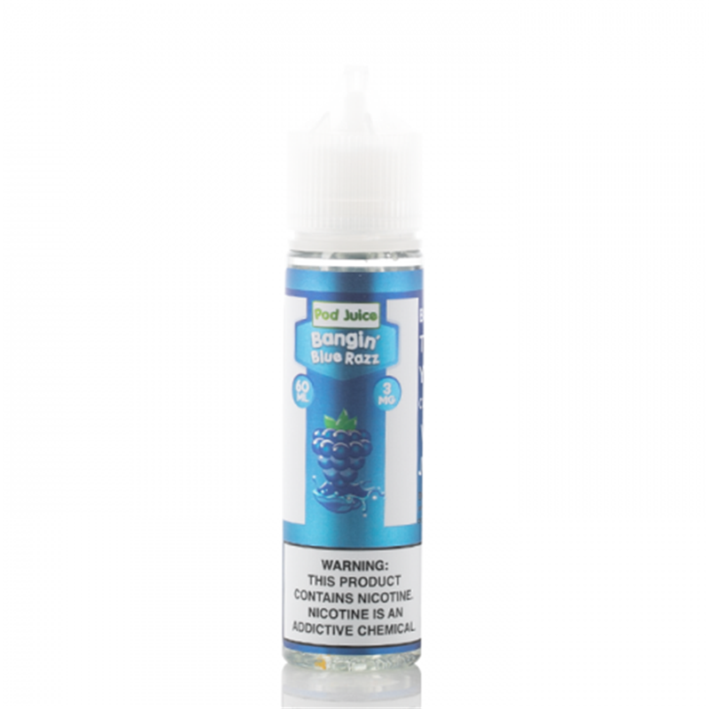 Pod Juice Bangin Blue Razz E-juice 60ml