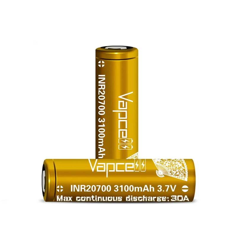 Vapcell 20700 Battery 3100mAh 3.7V 30A