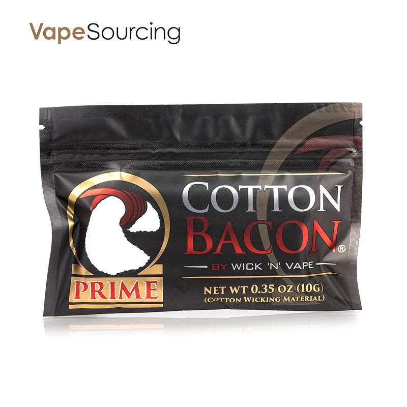 Wick 'N' Vape Organic Cotton Bacon Prime