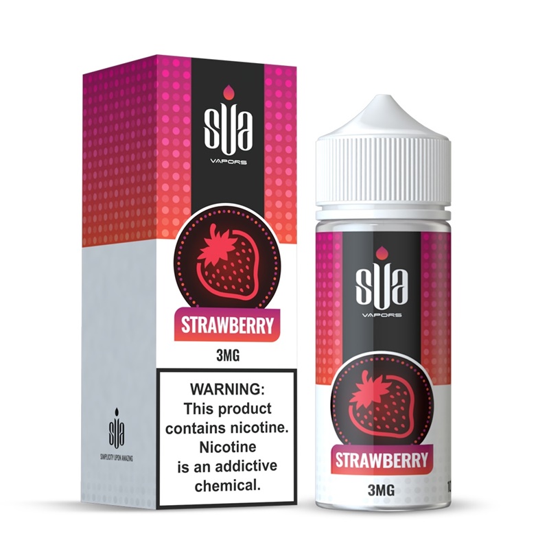 SUA Vapors Strawberry E-juice 100ML