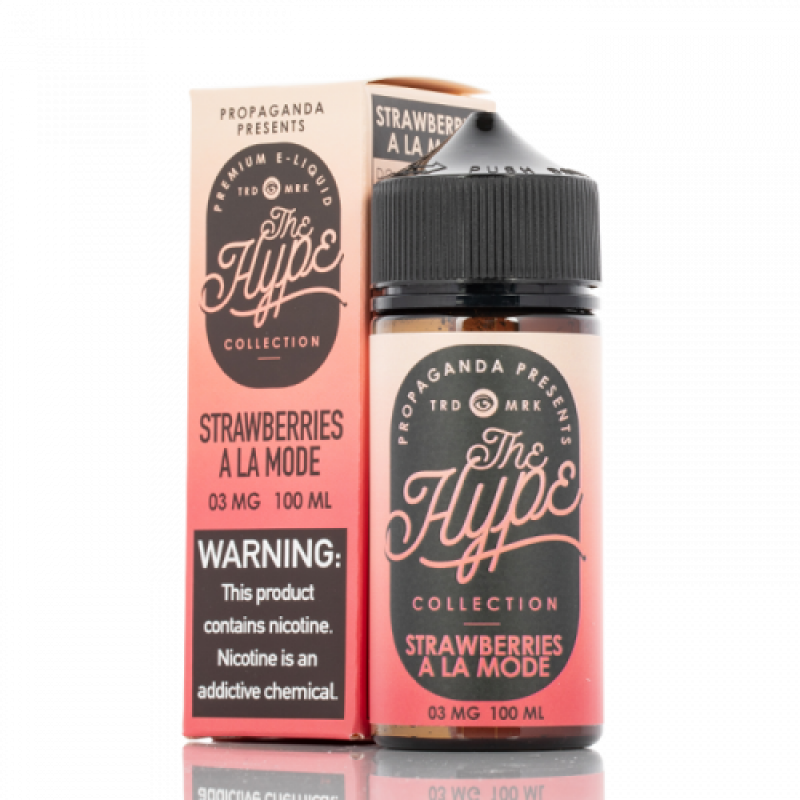 Propaganda The Hype Collection Strawberries A La Mode E-juice 100ml