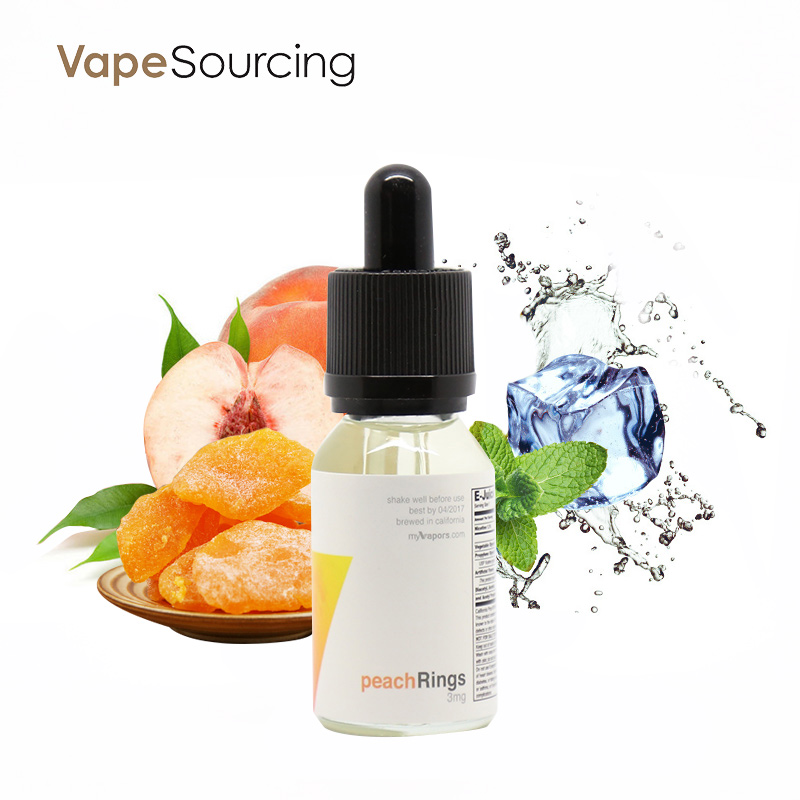 MyVapors E-juice Peach Rings (U.S.A. Warehouse)