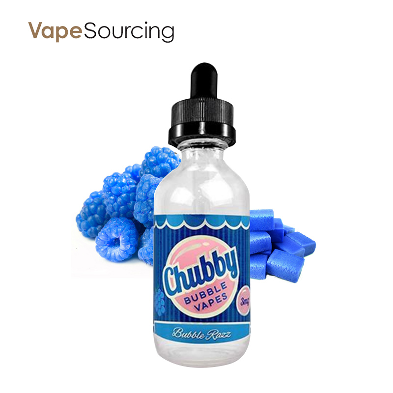 Chubby Bubble Vapes Bubble Razz 60ml (U.S.A. Warehouse)