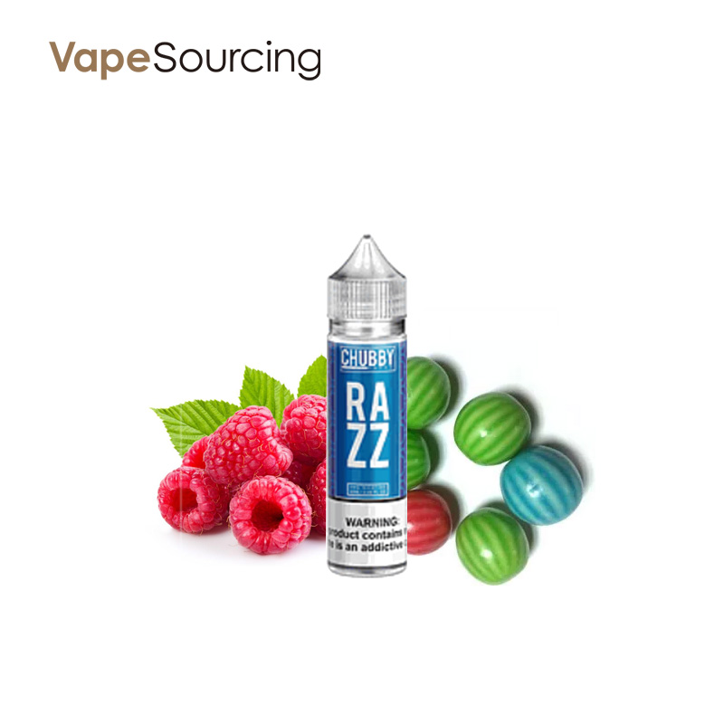 Chubby Bubble Vapes Bubble Razz 60ml (U.S.A. Warehouse)