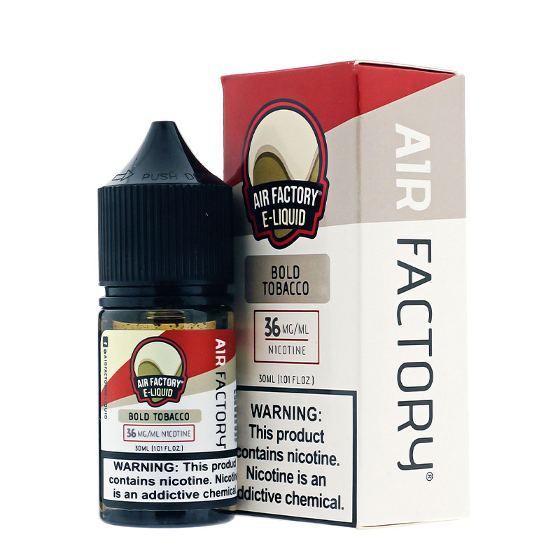 Air Factory Salts Bold Tobacco E-juice 30ml