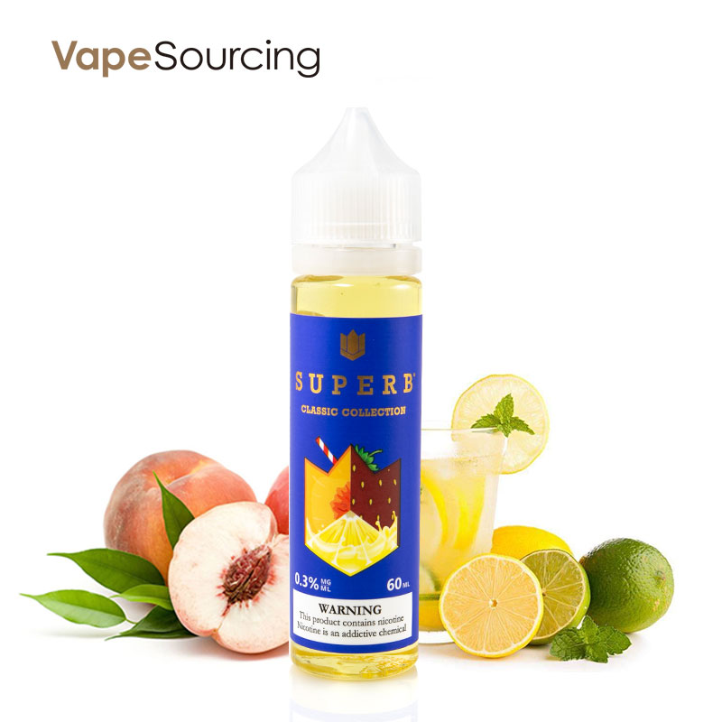 Superb Classic Collection Peachberry Lemonade E-Juice 60ml