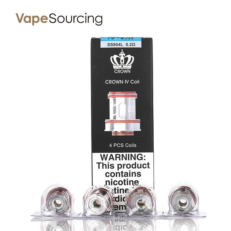 Uwell Crown IV Replacement UN2 Mesh Coil 0.23ohm (4pcs/pack)