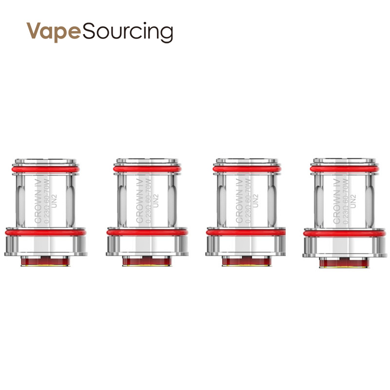 Uwell Crown IV Replacement UN2 Mesh Coil 0.23ohm (4pcs/pack)