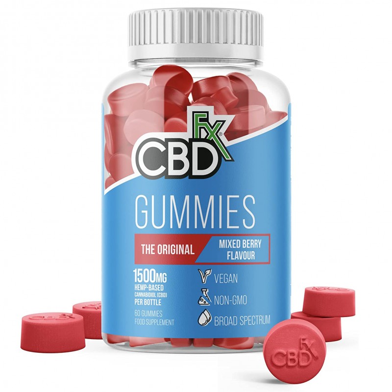 CBDfx CBD Gummies With Original Mixed Berry