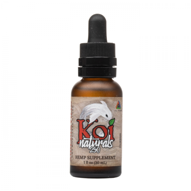 Koi Naturals Strawberry Broad Spectrum CBD Oil Tincture