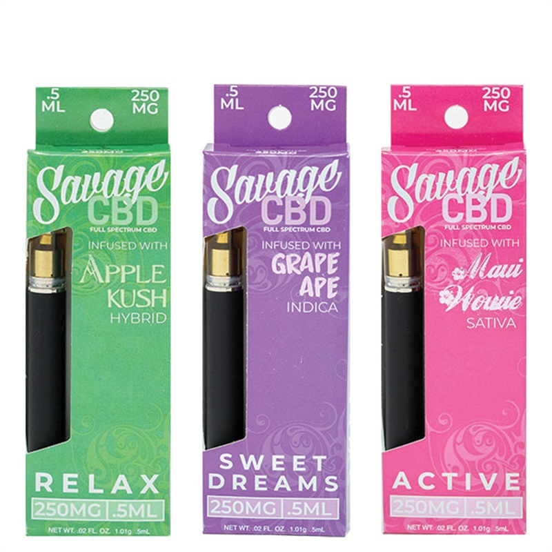 Savage CBD Disposable Vape Pen Kit 250mg