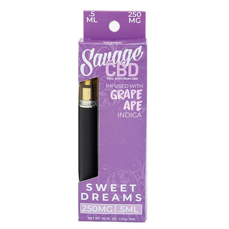 Savage CBD Disposable Vape Pen Kit 250mg