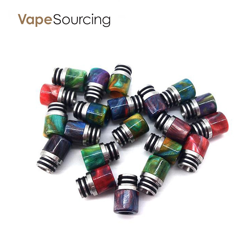 SS&Resin Drip tip Wide Bore 510 Thread