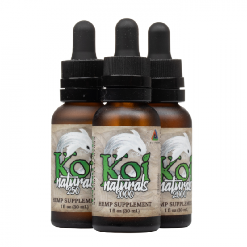 Koi Naturals Spearmint Broad Spectrum CBD Oil Tincture