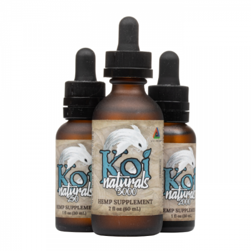 Koi Naturals Peppermint Broad Spectrum CBD Oil Tincture