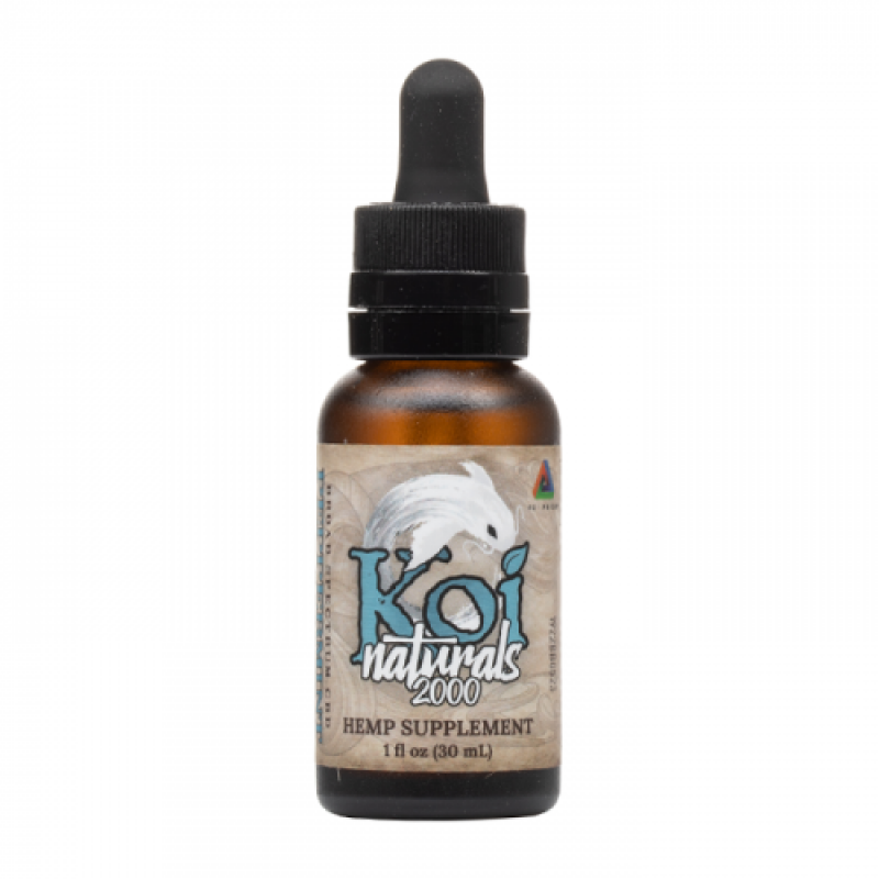 Koi Naturals Peppermint Broad Spectrum CBD Oil Tincture