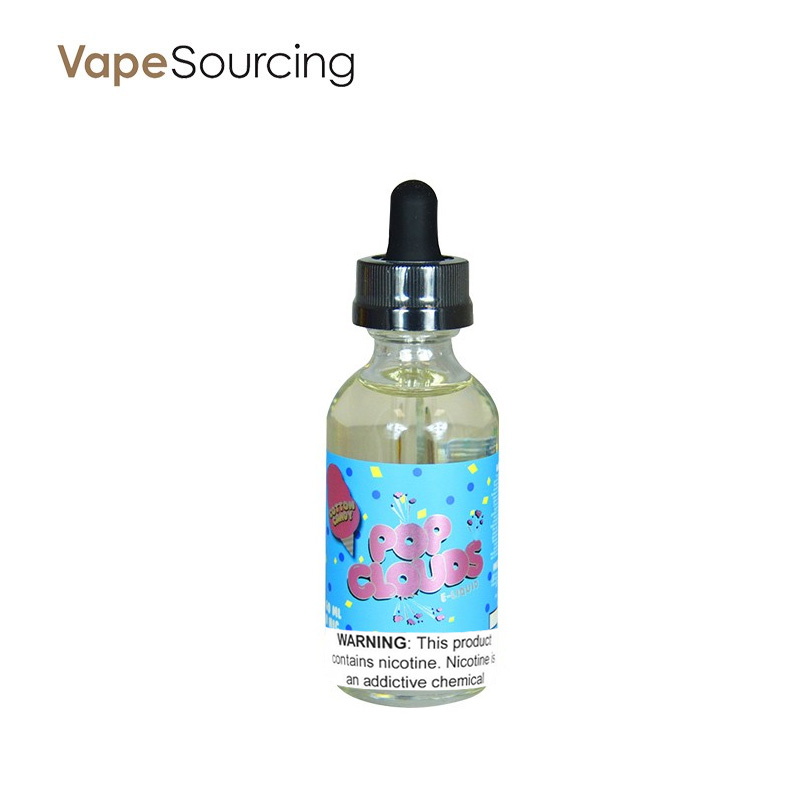 Pop Clouds Cotton Candy E-juice 60ml(U.S.A. Warehouse)