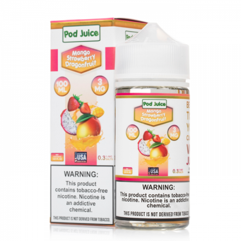 Pod Juice Mango Strawberry Dragonfruit E-juice 100ml