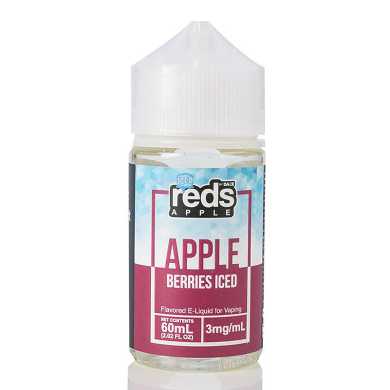 Vape 7 Daze Berries Iced Reds Apple E-Juice 60ml