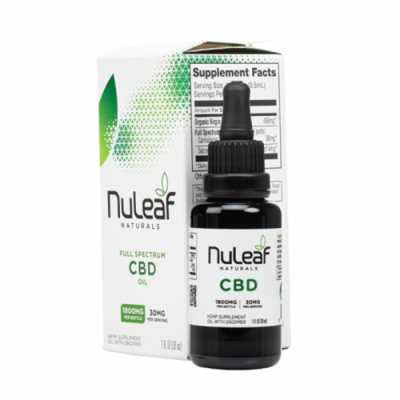 NuLeaf Naturals Full Spectrum Hemp CBD Oil