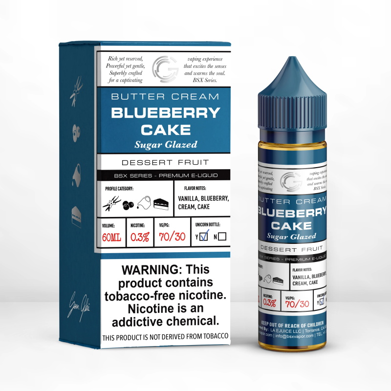 Glas Vapor BLUEBERRY CAKE - BASIX SERIES 60ml