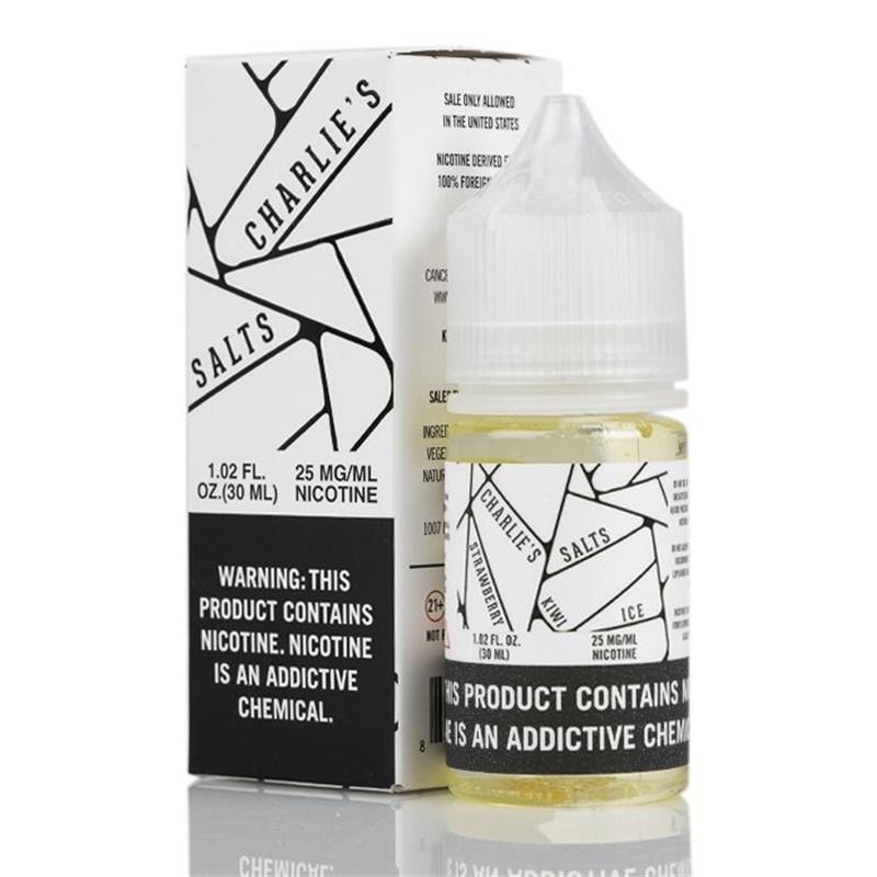 Charlie's Chalk Dust Salts White Strawberry Kiwi Ice E-juice 30ml