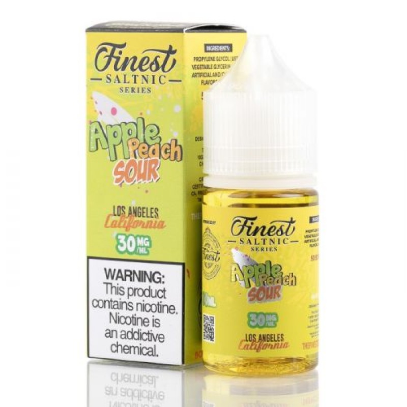 The Finest SaltNic Series Apple Peach Sour Rings E-juice 30ml