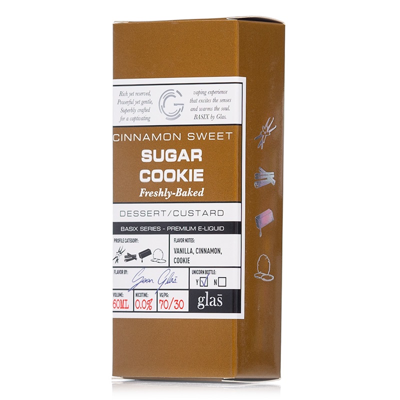 Glas Vapor Sugar Cookie - Basix Series E-juice 60ml