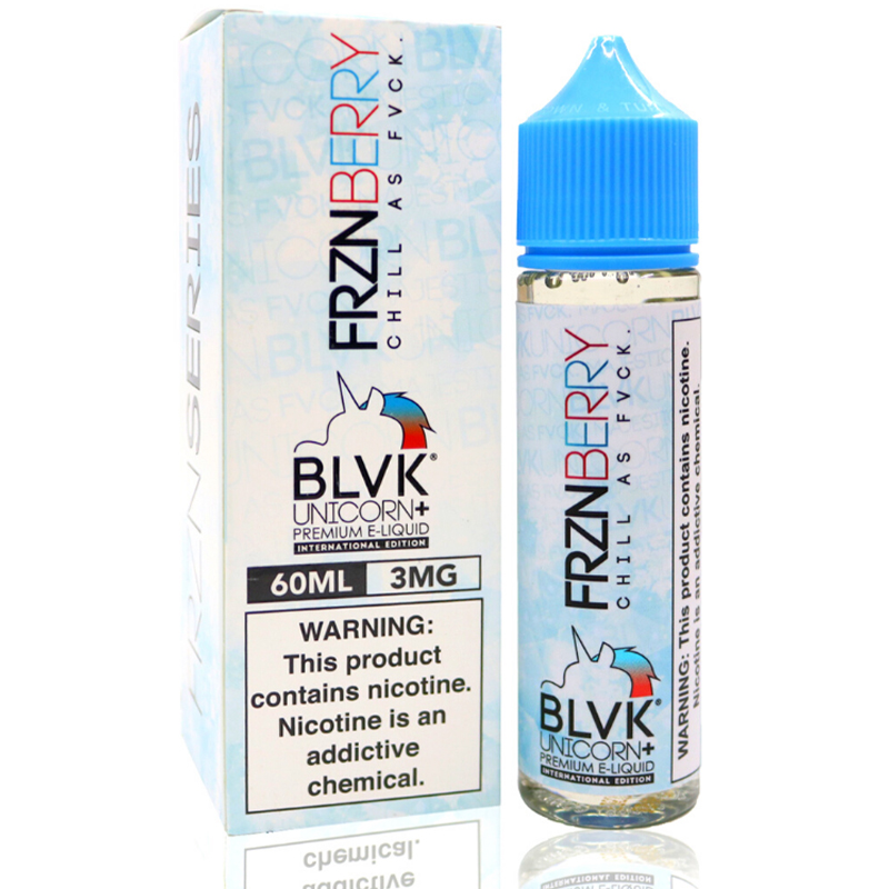 BLVK Unicorn) Strawberry Menthol (FRZNBerry) E-juice 60ml